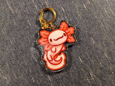 Axolotl Keychain