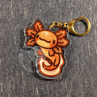 Axolotl Keychain - Thumbnail 2