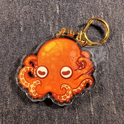 Octopus keychain