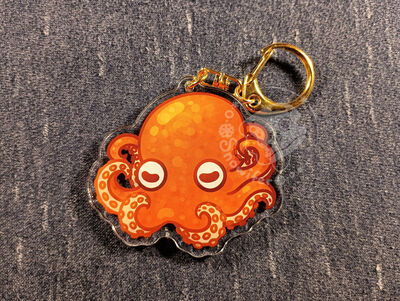 Octopus Keychain