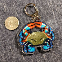 Blue Crab Keychain - Thumbnail 1