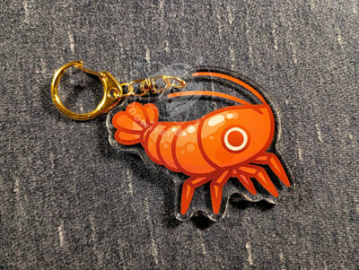 Shrimp Keychain