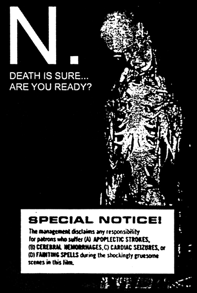 N. 'Death Is Sure... Are You Ready?' C-42