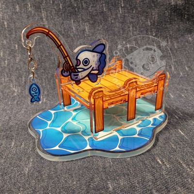 Mola fishing standee