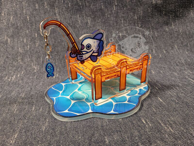 Mola Fishing Standee