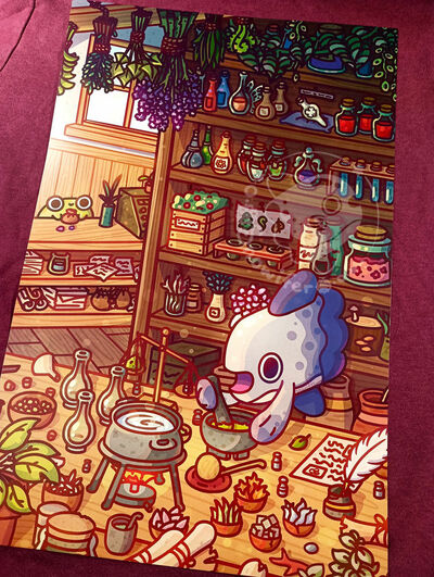 Mola Potion Making Print