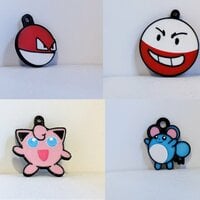 Mini Pocket Monster Keychains - Thumbnail 2