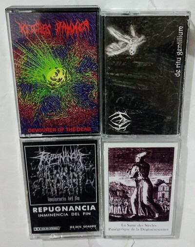 WITCHES HAMMER, KUTH, REPUGNANCIA, PESTE NOIRE Tapes 