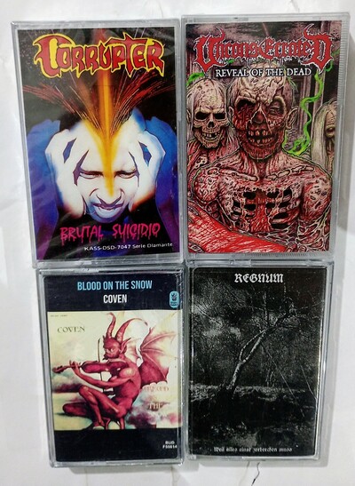 CORRUPTER, UNCONSECRATED, COVEN, REGNUM Tapes 