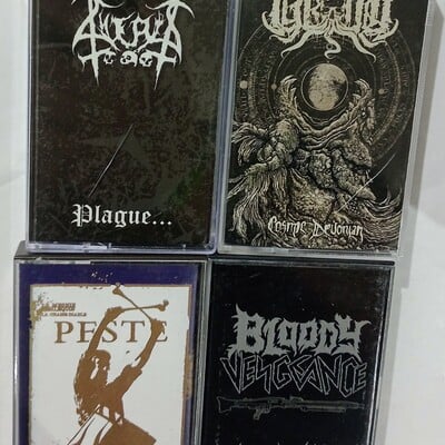 Grab, grond, peste noire , bloody vengance tapes  - Thumbnail 1