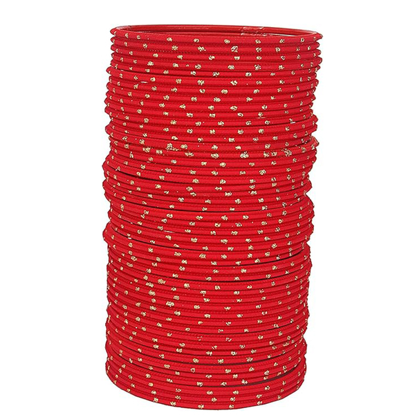 Handmade Red Color 36 PCS Spark Metal bangle bracelet anniversary gift For Wife