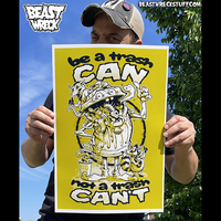 BE A TRASH CAN pencil artwork - Thumbnail 3