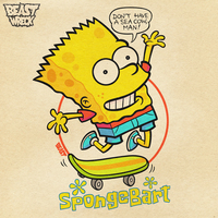 SPONGEBART SIMPSONPANTS pencil art - Thumbnail 2