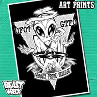 UFO? GTFO! pencil art (2 OPTIONS) - Thumbnail 4