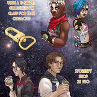 Arcane Couple Magnetic Keychains - Thumbnail 1