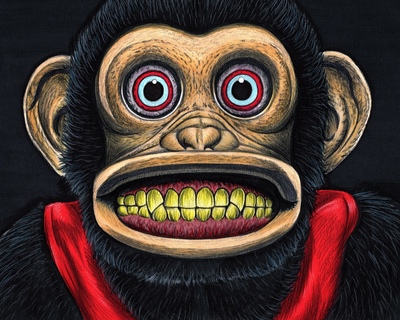 Monkeying Around Print