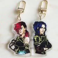 Arcane Couple Magnetic Keychains - Thumbnail 2