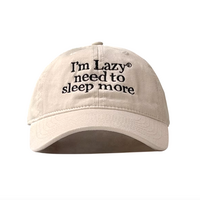I'M LAZY NEED TO SLEEP MORE CAP - Thumbnail 9
