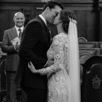 Boho A-line Wedding Dress, Lace Long Bridal Dress Wedding Gown - Thumbnail 3