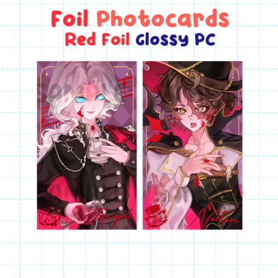 Joseph and norton halloween foil photocards