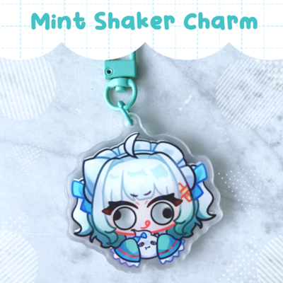 Minto googly eye shaker charm