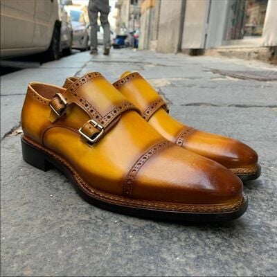 Handmade Edition Dress Specialist Double Monk Dress Shoes