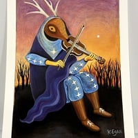 "Venus" by Kristen Egan Hand-Embellished, Limited Edition Print from "Land of the Low Sun" - Thumbnail 4