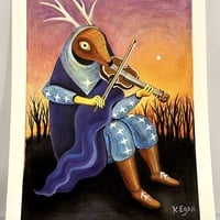 "Venus" by Kristen Egan Hand-Embellished, Limited Edition Print from "Land of the Low Sun" - Thumbnail 9