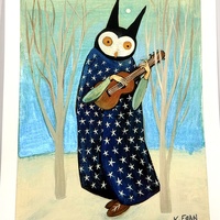 "Solstice" by Kristen Egan Hand-Embellished, Limited Edition Print from "Land of the Low Sun" - Thumbnail 4