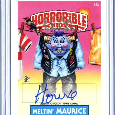 Horrorible kids howie mandel - celebrity auto card