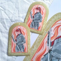 Good Luck Babe stickers & prints - Thumbnail 2