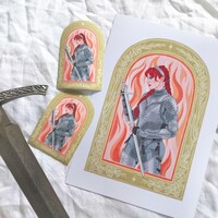 Good Luck Babe stickers & prints - Thumbnail 4