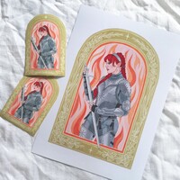 Good Luck Babe stickers & prints - Thumbnail 1