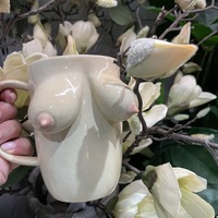 Large 420ml Ceramic Mug for Women - Stylish Coffee & Tea Drinkware - Thumbnail 2