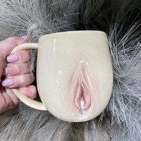 Large 500ml Ceramic Mug for Coffee & Tea - Stylish Luxury Woman Drinkware with Juice - Thumbnail 1