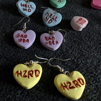 Conversation Heart Earrings  - Thumbnail 2