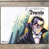 Dracula Sketch Cover Original Art - Thumbnail 1