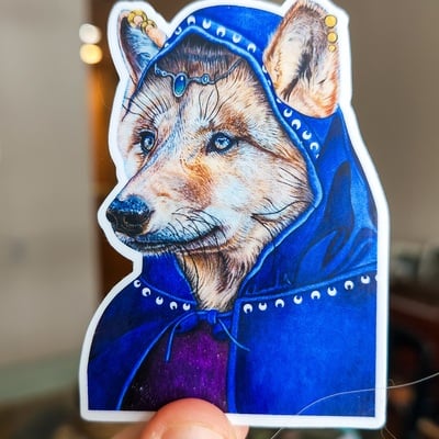 "hooded animals" sticker pack