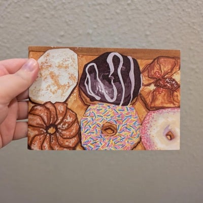 Donut postcard print - Thumbnail 3