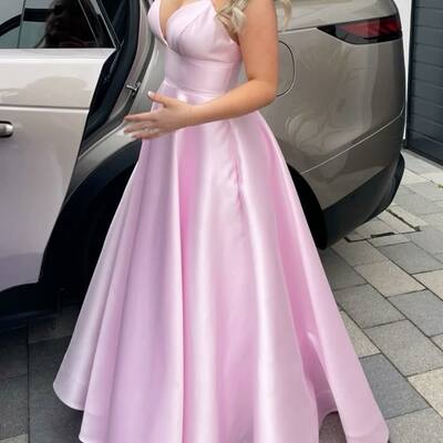Sexy pink ball gown prom dress formal dress evening gowns - Thumbnail 2