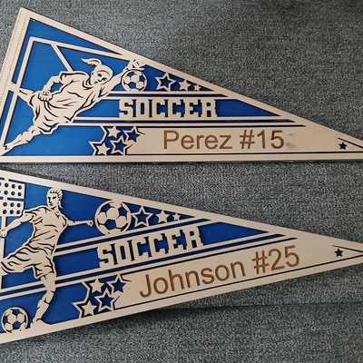 303 girls soccer pennant - Thumbnail 1