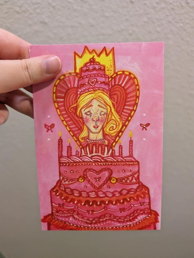 girl with the most cake print