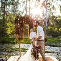 Sexy Strapless Wedding Dress, Lace Bridal Dress Wedding Gown - Thumbnail 1
