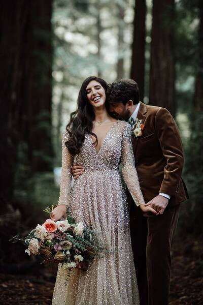 Sparkle Bling Wedding Dress, Sequins Lace Bridal Dress Wedding Gown