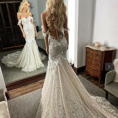 Sparkle bling wedding dress, sequins lace luxury bridal dress wedding gown