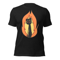 Flaming cat shirt - Thumbnail 2