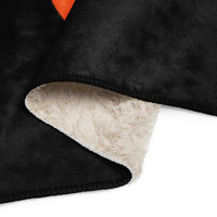 Flaming cat sherpa blanket - Thumbnail 6