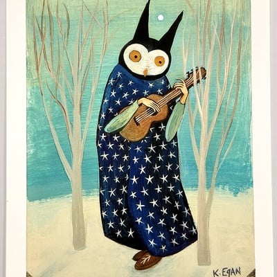 "solstice" by kristen egan hand-embellished, limited edition print from "land of the low sun"