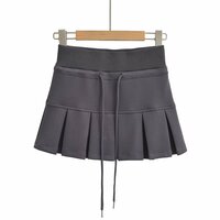 Street sports casual high waist drawstring skirt - Thumbnail 7