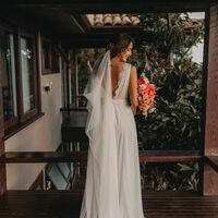 Elegant Chic Wedding Dress, Lace Bridal Dress Wedding Gown - Thumbnail 1